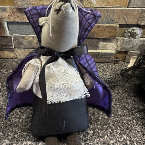 Joe Spencer Collection Radko The Rat Cotton Halloween Spooky Tabletop Decor NWT - Picture 2 of 5